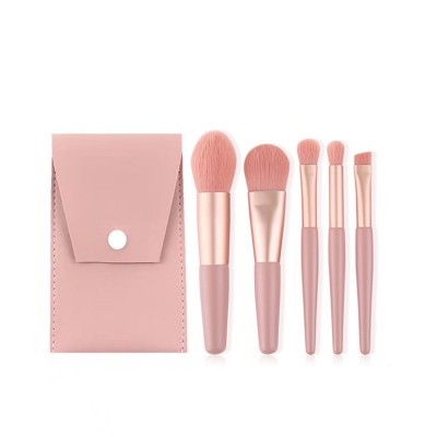 Hot sale  make up brushes set 5pcs  christmas  makeup brush set professional