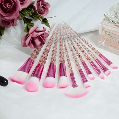 2020 Hot Sale  Makeup Brush Cleaner Short handle Nylon Pink Makeup Brushes Cute brush cleaner makeup