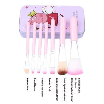 Wood Cosmetic Container With Eyeshadow Makeup Brush Set Kit Manufacturers